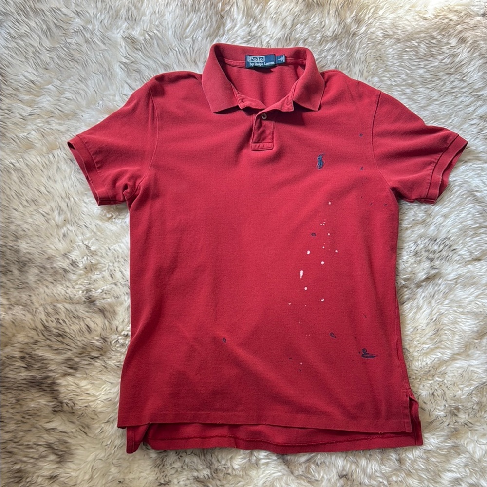 Polo by Ralph Lauren Red Men's Polo Shirt